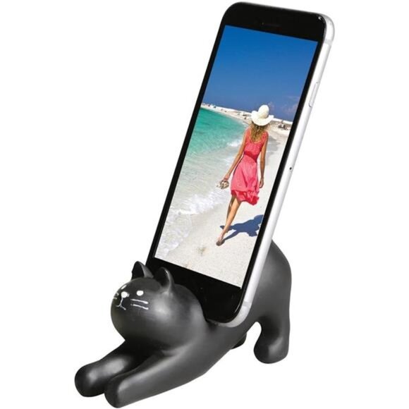 Black Cat Smartphone Stand - Picture 2 of 3